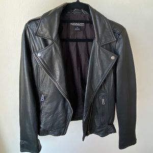 Lamb Leather Moto Jacket - Lucky Brand